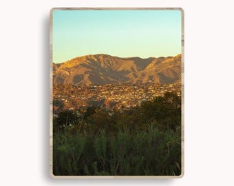 Santa Ynez Mountains, Santa Barbara Photographic Print 8" x 10"
