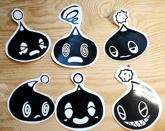 Pegatina de Sonic Chao Emotions / calcomanía de vinilo /