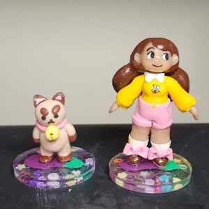 Bee and Puppycat figurine | polymer clay | bee and puppycat