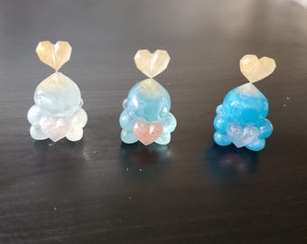 Figura de resina de San Valentín 2026 con forma de corazón de Chao / Sonic Adventure / Sonic the Hedgehog / SA2