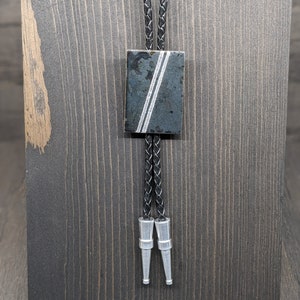 Modern Bolo Tie | Custom Patina on Steel | Handmade in WA