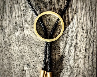 Modern Bolo Tie | Brass - handmade in WA