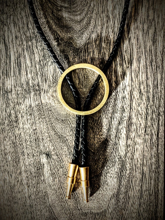 Modern Bolo Tie Brass Handmade in WA Etsy