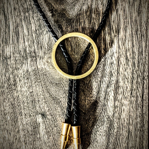 Modern Bolo Tie | Brass - handmade in WA