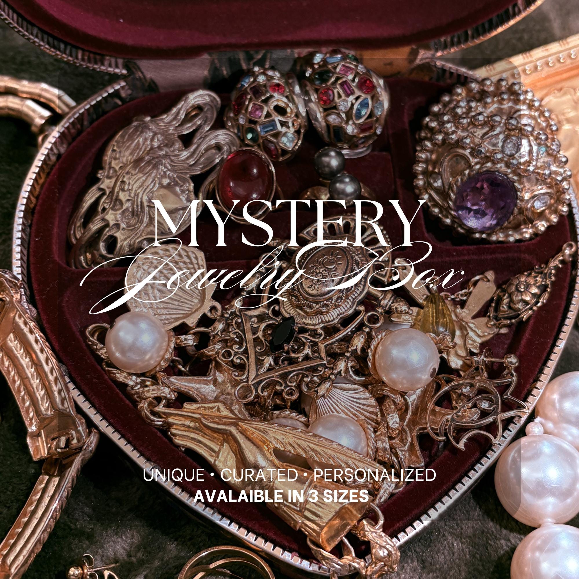 Thrifted jewelry mystery box - Etsy 日本