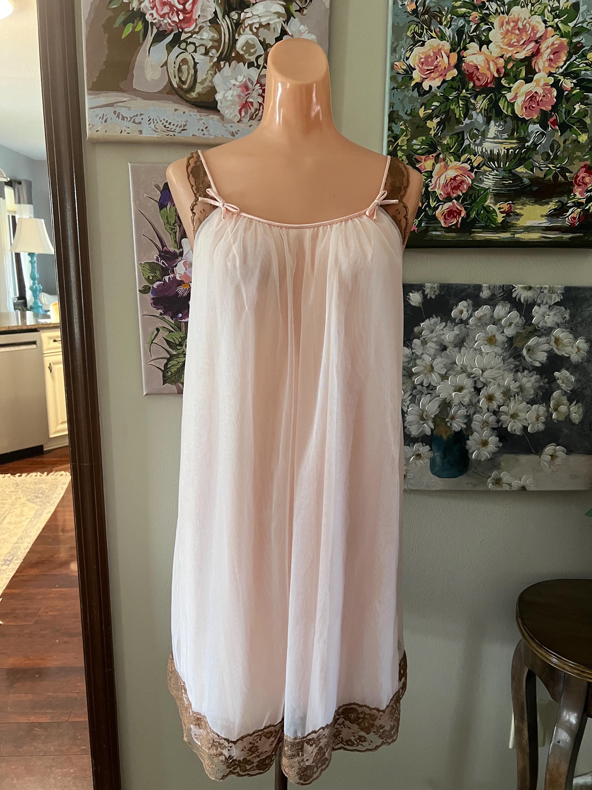 1960s Babydoll Pajamas Pajamas Vintage Chiffon Babydoll Nighties