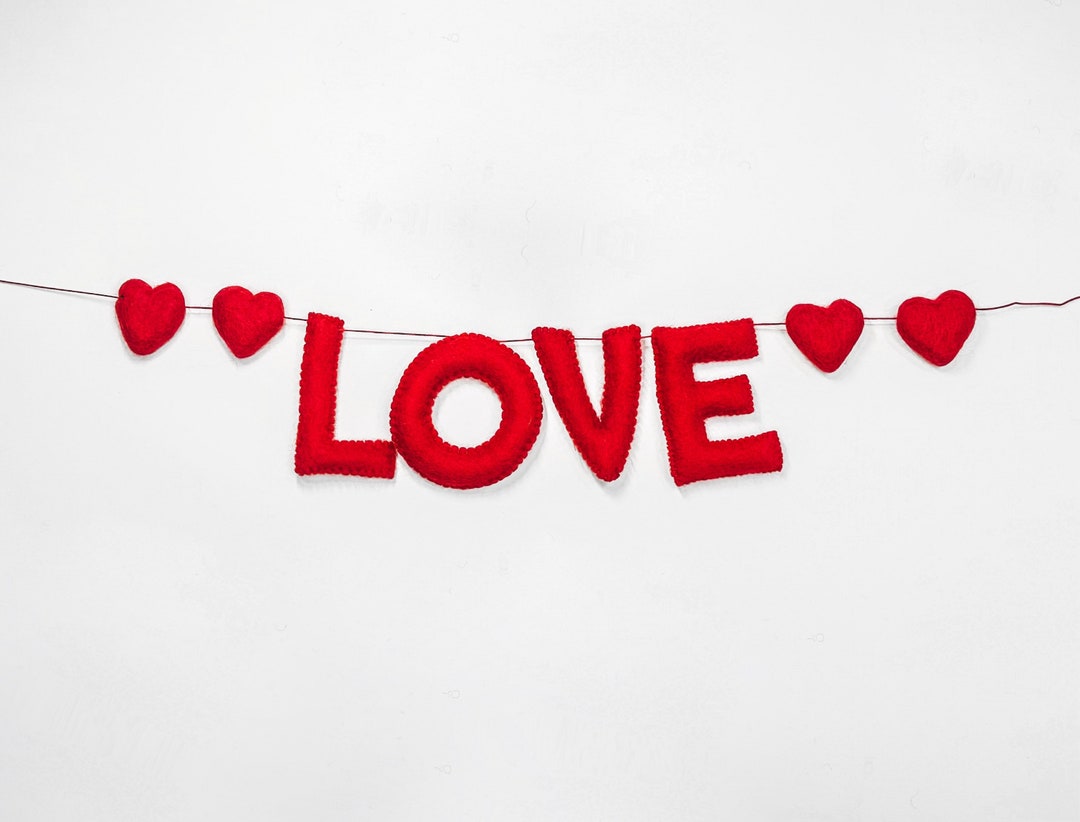 Letter Love Designs Custom Felt Name Garland