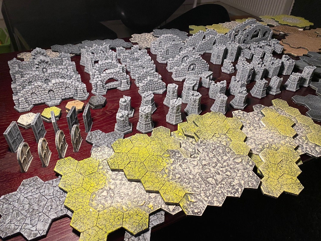 Complete Gloomhaven 3D Terrain. Walls, Doors and Floors. Made From ...