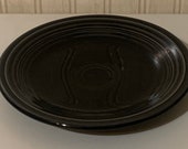Vintage 1992 Fiesta Black 7 1 4 Salad Plate