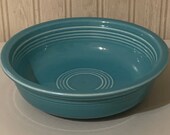 Vintage Fiesta Turquoise 7 Medium Bowl