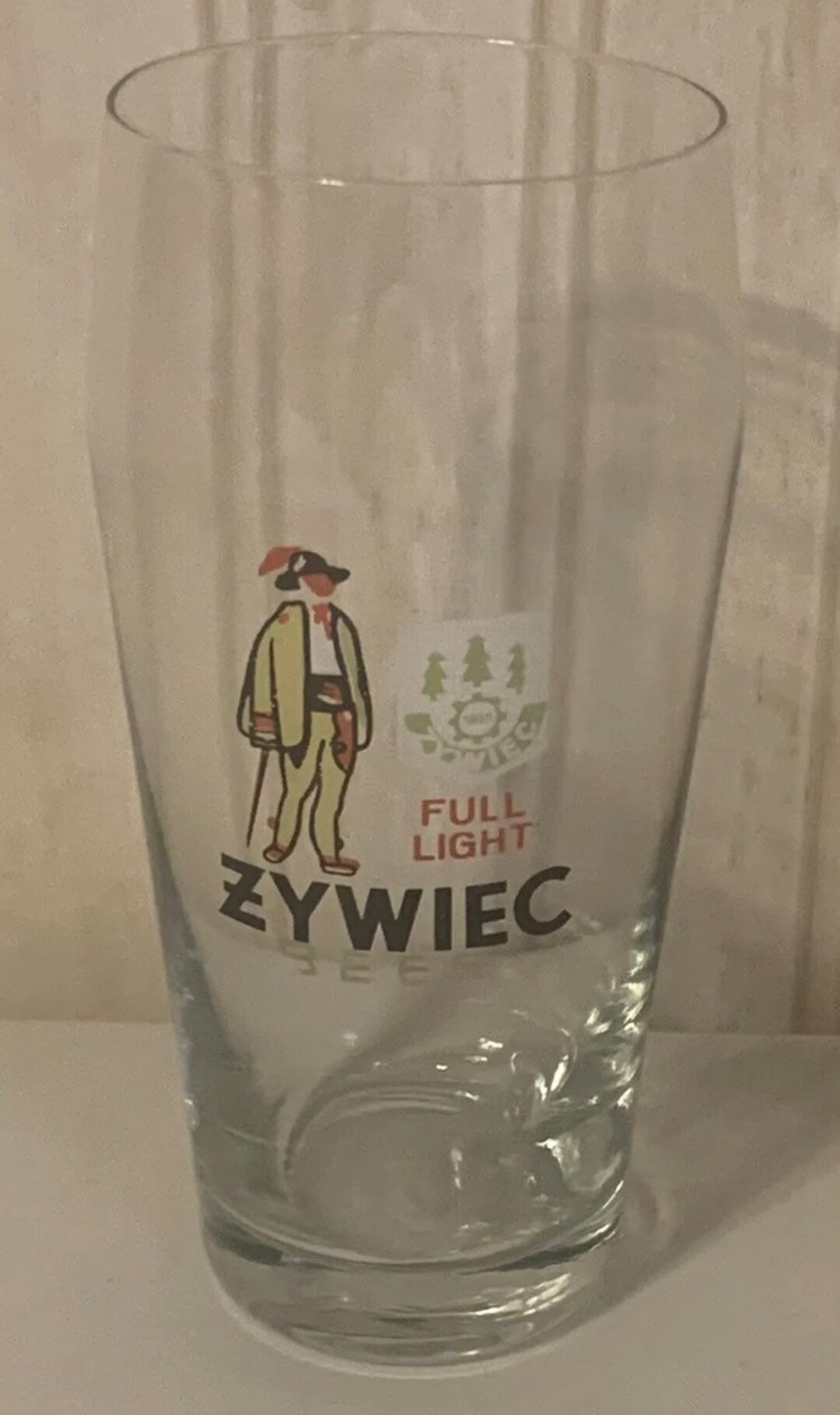 Rare Vintage 1950s Polish Zywiec Full Light Pilsner Beer Glass Etsy
