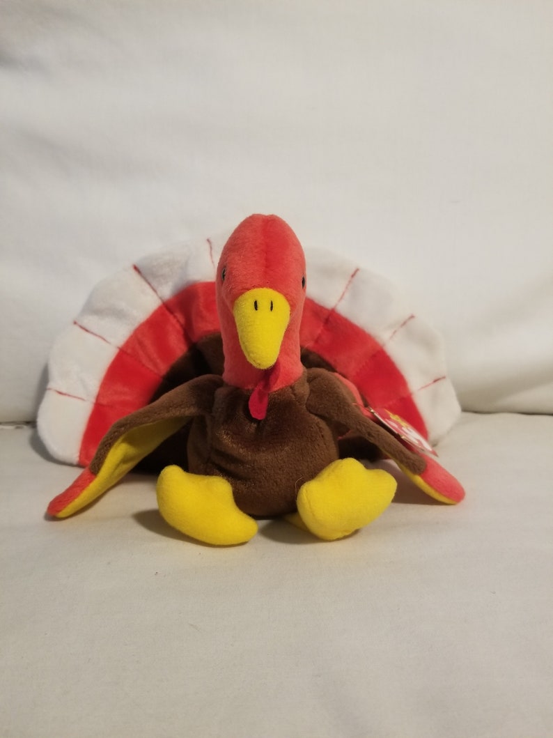 RARE Gobbles TY Beanie Baby with ERRORS | Etsy
