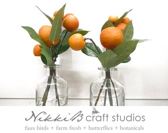 Orange centerpiece, floral gift, oranges, faux fruit, tangerines, tangerine floral, orange floral, fruit decor, housewarming gift