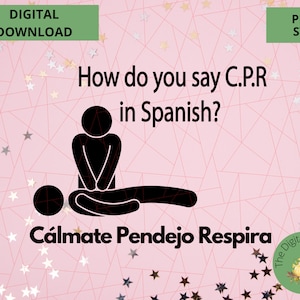 Funny spanish SVG, CPR, PNG