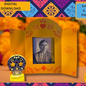 Altaar, dia de muertos, Nicho, Dag van de doden, SVG, png