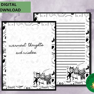 Papelería IMPRIMIBLE, Papelería imprimible, Papel de escritura imprimible, Papel de escritura de cartas lindas, Juego de escritura, Papel de notas, Amigo por correspondencia