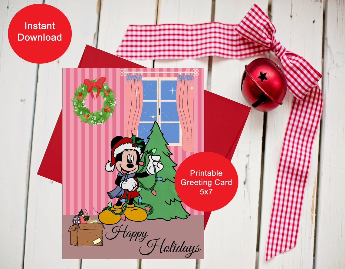 Printable Christmas Card Printable holiday Card Digital | Etsy