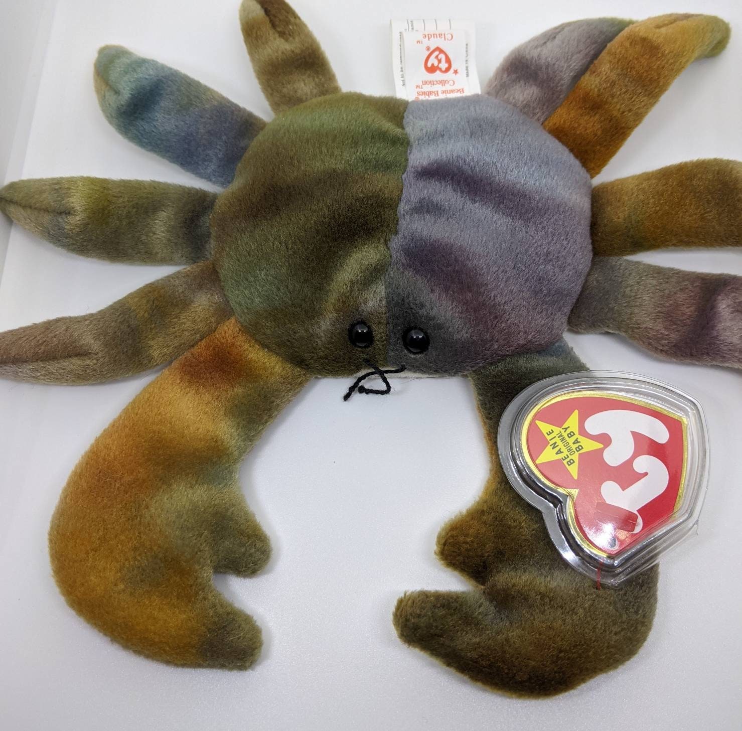Claude the Crab Beanie Baby Etsy