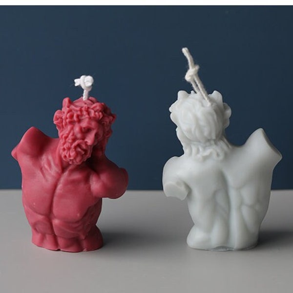 Laocoon Candle Silicone Mould, Bust, Greek Mythology, Classical, Laocoon, Sculptural, Aesthetic, Candle, Silicone Mould, DIY Craft