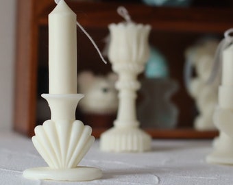 Seashell Candle Silicone Mould,  Shell, Beach, Pillar, Scallop, Sculptural, Aesthetic,  Candle Wax,  Silicone Mold, DIY Craft