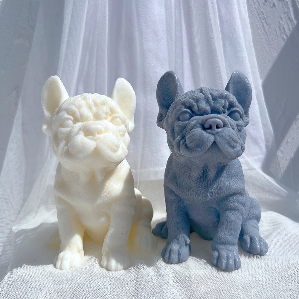 3D French Bulldog Soap Mold, Puppy Silicone Mold for Cake Decorating Candle  Making Resin Epoxy Jewelry DIY Necklace Mold Ice Cube Tray 