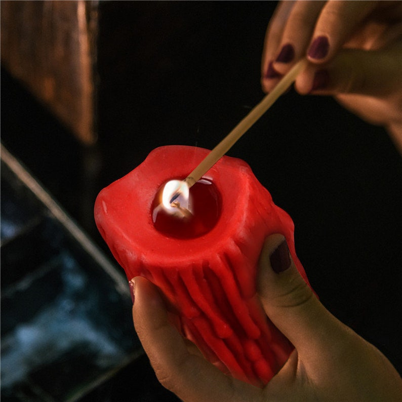 Halloween Candle, Silicone Candle Mould, Candle Mold, Abstract Candle