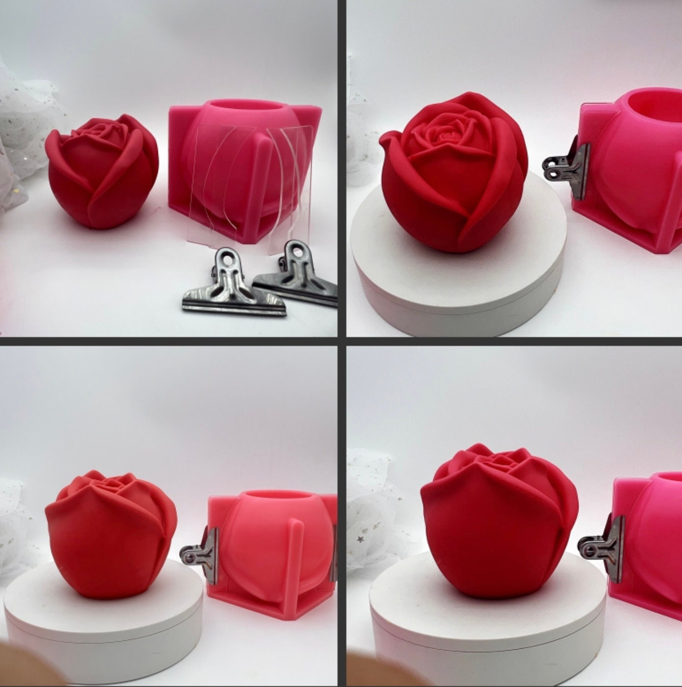Roses Silicone mould - Aussie Candle Supplies
