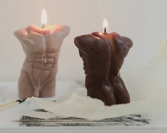 Male Body Candle Silicone Mould, Candle Making, Tool, Supply, Torso, Pillar, Silicone Mold, Handmade, Wax, Concrete, DIY