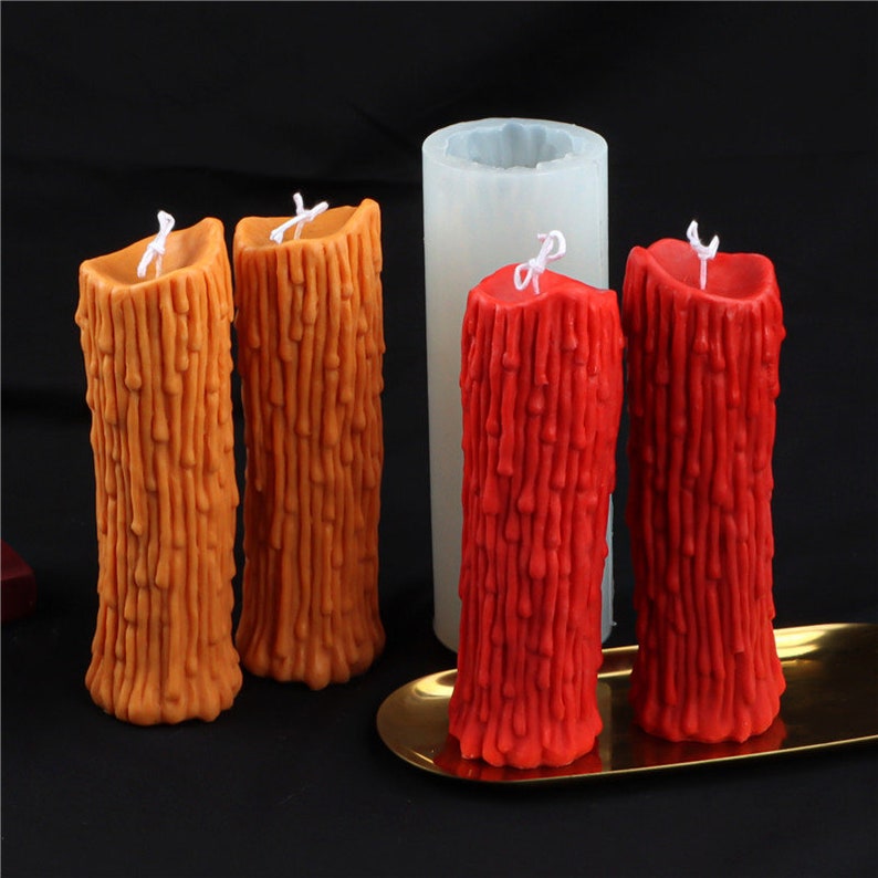 Halloween Candle, Silicone Candle Mould, Candle Mold, Abstract Candle