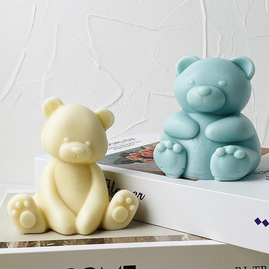 Wholesale Y4427 DIY Homemade Silicone Teddy Bear Candle Mold From  m.