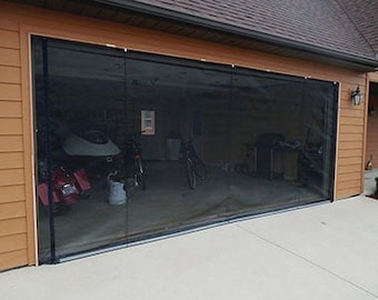 Zip-Roll brand, 9x7 Garage door roll up screen