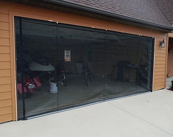 Zip-Roll brand, 16x7 Garage door roll up screen