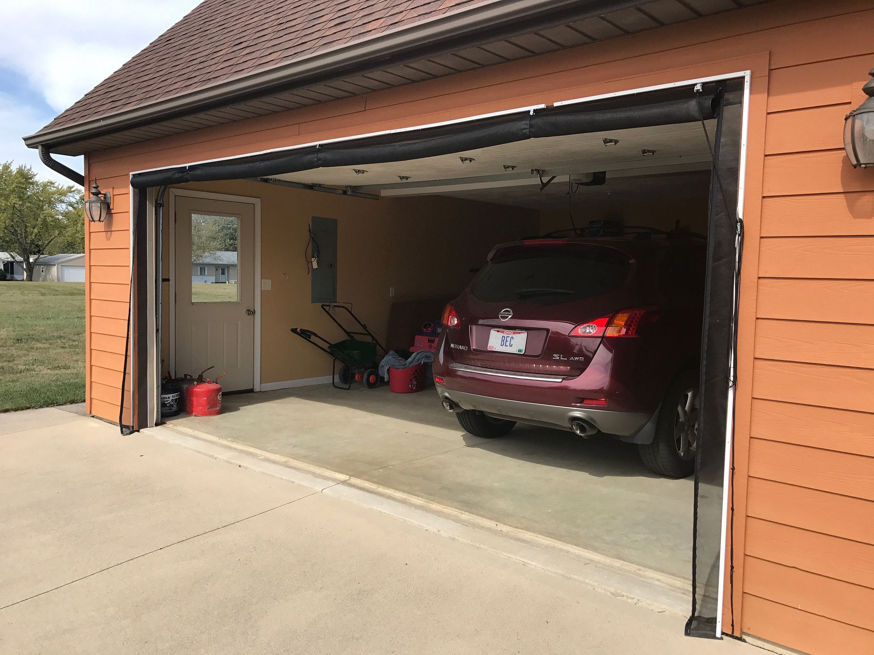 Garage Door Screens Retractable