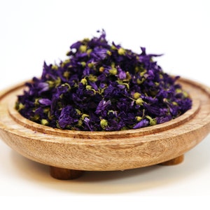 Dried Blue Mallow Flower Bulk [Malva Sylvestris L.]