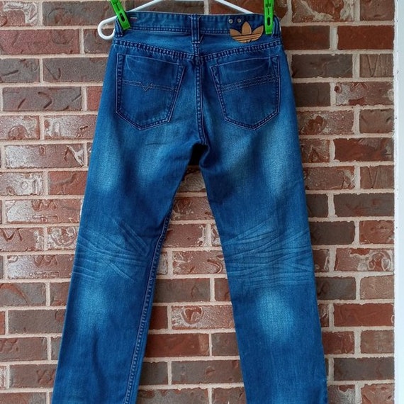 entregar bandeja Girar en descubierto Vintage Diesel X Adidas Button Fly Viker-ad Jeans - Etsy