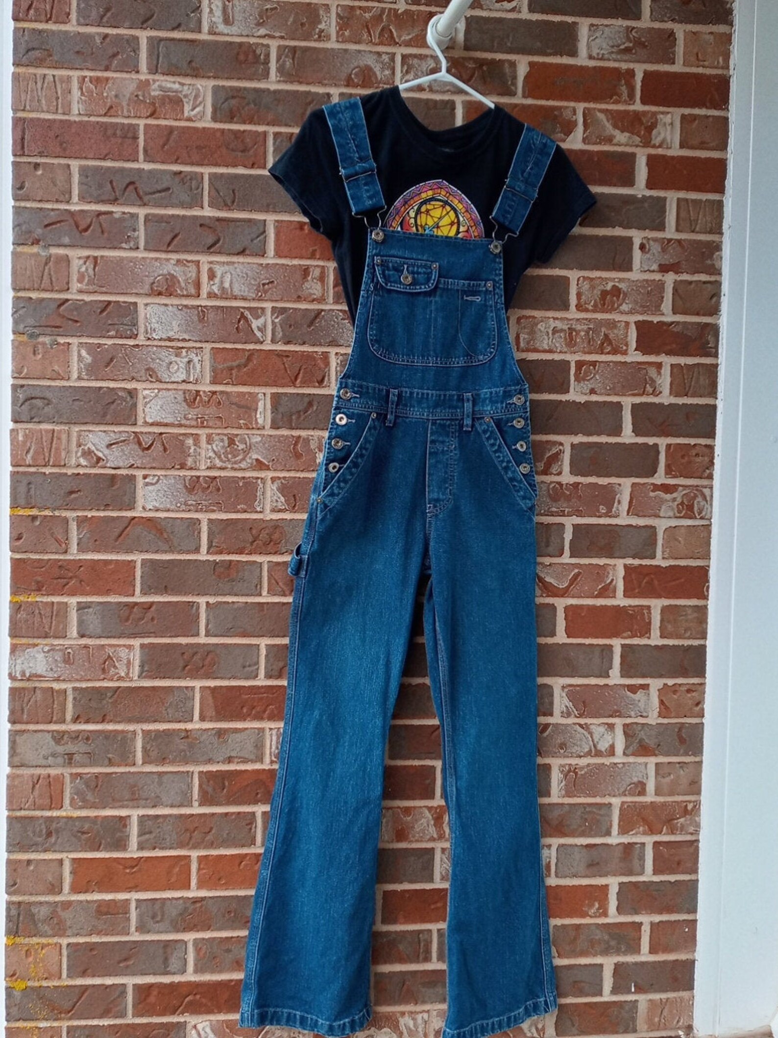 Vintage Silver jeans overalls | Etsy