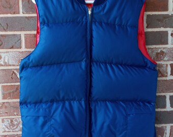 red down vest