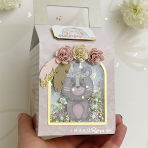 Cotillon shaker box mold. Template Box -includes everything except digital paper and images. Box template SVG and PDF. Active Photos