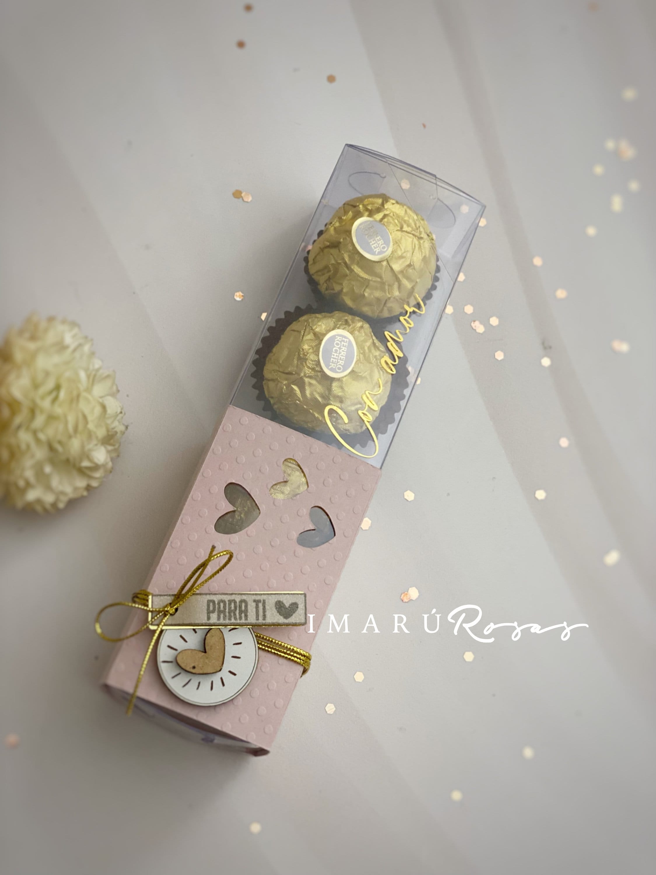 Cajas De Regalo Transparentes De Acetato - 45 Unidades Plegables 7.6x7.6x7.6cm Con Cinta Blanca - Para Bodas, Cumpleaños, Postres