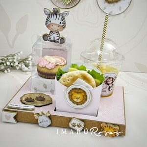 Special Mini Tray Mold for Party. INCLUDES THE ENTIRE design except images of the animals.
