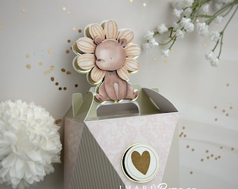 Triangular box template. Template Box includes the box template. Images not included. SVG, Studio and PDF. for cutting Cricut and Cameo.