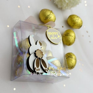 Molde de caja de acetato  ..Happy Easter for you, fácil armado, sin pegamento ni teipe .INCLUYE TODO el diseño.