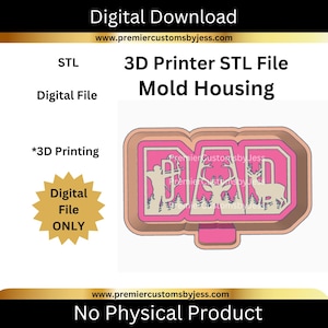 お父さん狩り - カーフレッシュハウジング STL ファイル、STL 3D プリンター ファイル、デジタル、STL 3D 印刷ファイル、カスタムカーフレッシュ、お父さんへの贈り物