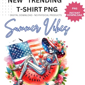 4 juillet pastèque PNG Amérique rétro PNG, Etats-Unis jour de l'indépendance du 4 juillet, conception patriotique drôle de sublimation pour le 4 juillet
