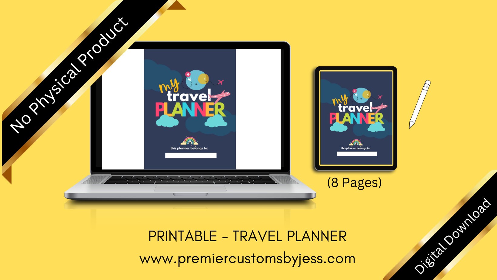 Travel Planner Printable, Child Trip Planner, Teen Planner, Vacation ...