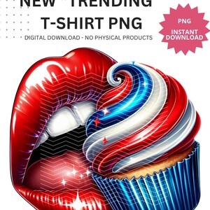Cupcakes du 4 juillet 2025, Amérique png, États-Unis, jour de l'indépendance du 4 juillet, conception patriotique drôle de sublimation pour le 4 juillet Clipart