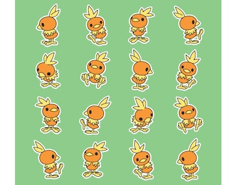Hot Chicks - 8 x 8 Pokémon Illustration Art Print