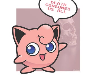 人生はプリン - 8 x 8 ポケモンイラストアートプリント