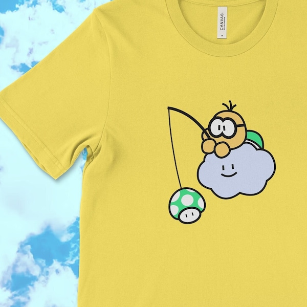 Fishing Lakitu Graphic Tee