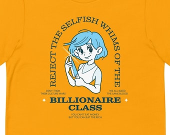 Reject Billionaires Graphic Tee